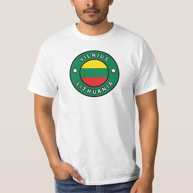 Camiseta Vilnius Lituânia (Frente)