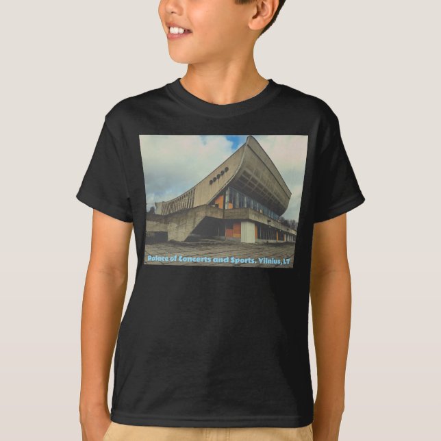 Camiseta Vilnius Soviet Modernist Architecture - Lithuania (Frente)