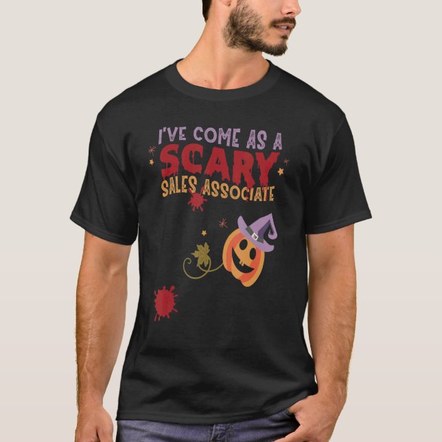 Camiseta Vim como um Assustador Piada de  do Associado de V (Frente)