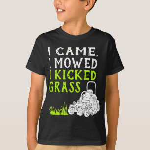 Camiseta Vim Falar Que Chocei Grass Funny Lawnmower Land