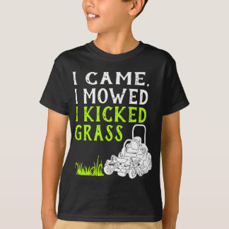 Camiseta Vim Falar Que Chocei Grass Funny Lawnmower Land