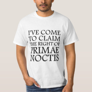 Camiseta Vim para reclamar o direito de Noctis Primae