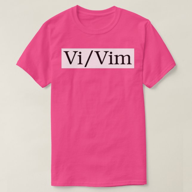Camiseta Vim Pronouns (Frente do Design)