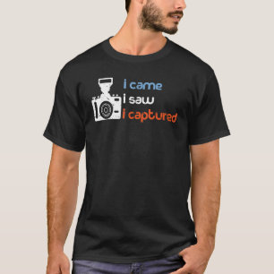 Camiseta Vim ver que capturei fotos de cameraman