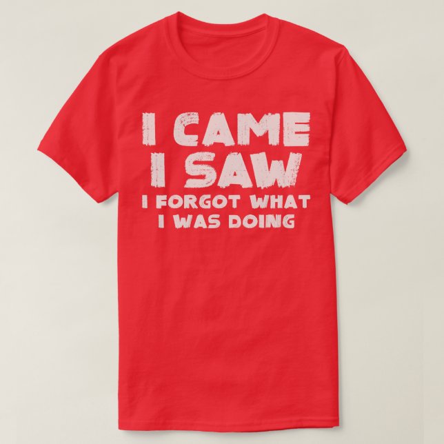 Camiseta Vim ver que esqueci 1 (Frente do Design)
