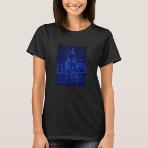 Camiseta Vimana Blueprint Antigo Ast do Templo da Índia