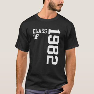 Camiseta Vin Reunião da Turma Retro de 1982 do Ensino Médio