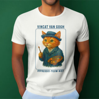 Camiseta Vincat Van Gogh Impressio-Nist Funny