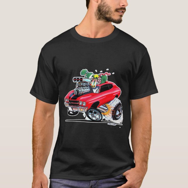 Camiseta Vince Crains High Octane Art, 1970 Chevelle SS (Frente)