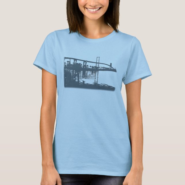 Camiseta Vincent Thomas Bridge Ringer T-Shirt (Frente)