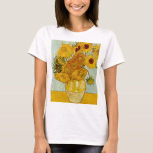 Camiseta Vincent Van Gogh 12 Sunflower Impressionista
