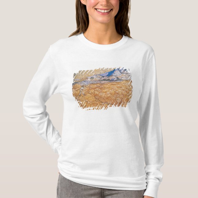 Camiseta Vincent van Gogh | a ceifeira (Frente)