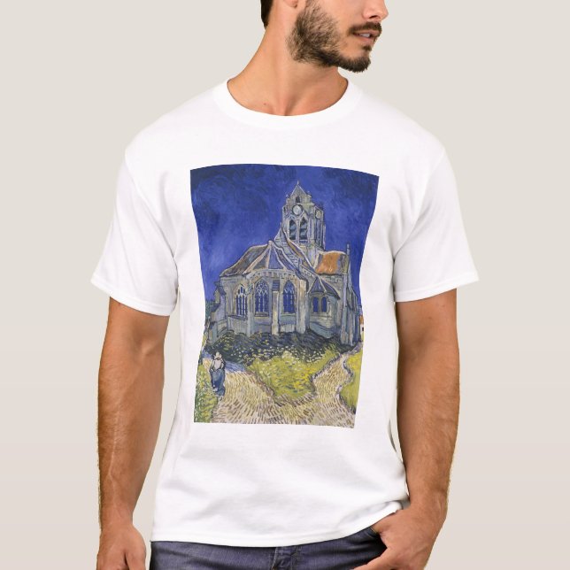 Camiseta Vincent Van Gogh, a Igreja dos Auvers (Frente)