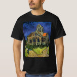 Camiseta Vincent van Gogh - A Igreja em Auvers<br><div class="desc">A Igreja de Auvers (1890) de Vincent van Gogh é uma pintura religiosa de Apos impressionismo fino e arquitetônica. Uma mulher caminhando em direção à capela da vila com belas janelas de vidro manchado. Uma cena de arquitetura diária. Sobre o artista: Vincent Willem van Gogh (1853-1890) era um pintor Post...</div>