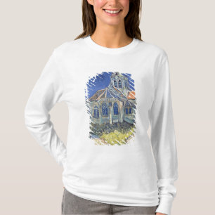 Camiseta Vincent van Gogh   a igreja no Auvers-sur-Oise