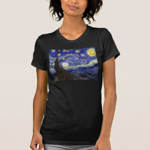 Camiseta Vincent Van Gogh - A Noite Estrelada Arte Fina