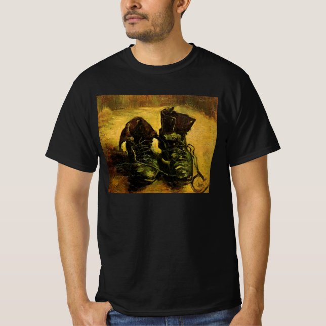 Camiseta Vincent van Gogh - A Vida Estática com um Par de C (Frente)