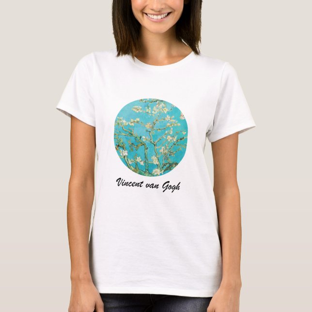 Camiseta Vincent van Gogh - Almond Blossom (Frente)