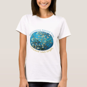 Camiseta Vincent van Gogh, Almond Tree florescente