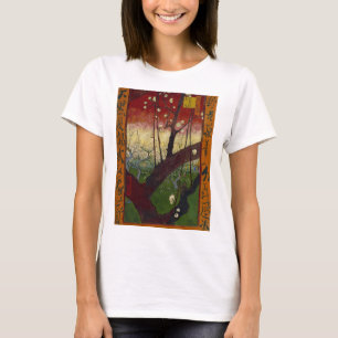 Camiseta Vincent Van Gogh - Árvore de ameixa de flores