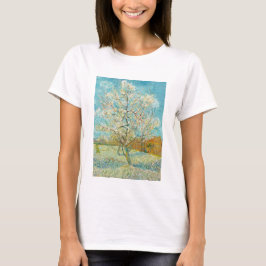 Camiseta Vincent van Gogh - Árvore Pêssega Rosa em Flor