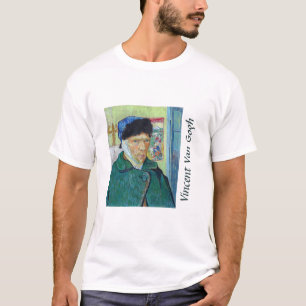 Camiseta Vincent van Gogh - Autorretrato com a orelha banda