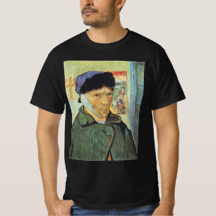 Camiseta Vincent van Gogh - Autorretrato com a Orelha Corta