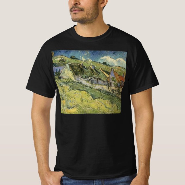 Camiseta Vincent van Gogh - Cabanas de Palha (Frente)