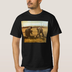 Camiseta Vincent van Gogh - Camponeses Plantando Batatas