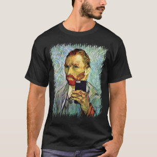 Camiseta Vincent Van Gogh Cellphone Selfie autorretrato