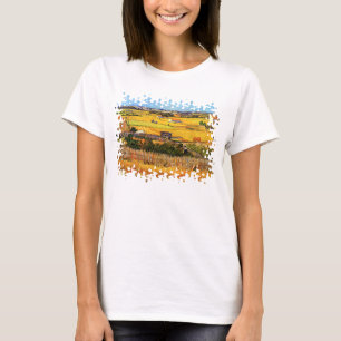 Camiseta Vincent Van Gogh - Colheita em La Crau Arte Fina