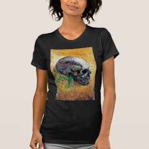 Camiseta Vincent Van Gogh - Crânio de Perfil - Arte Fina
