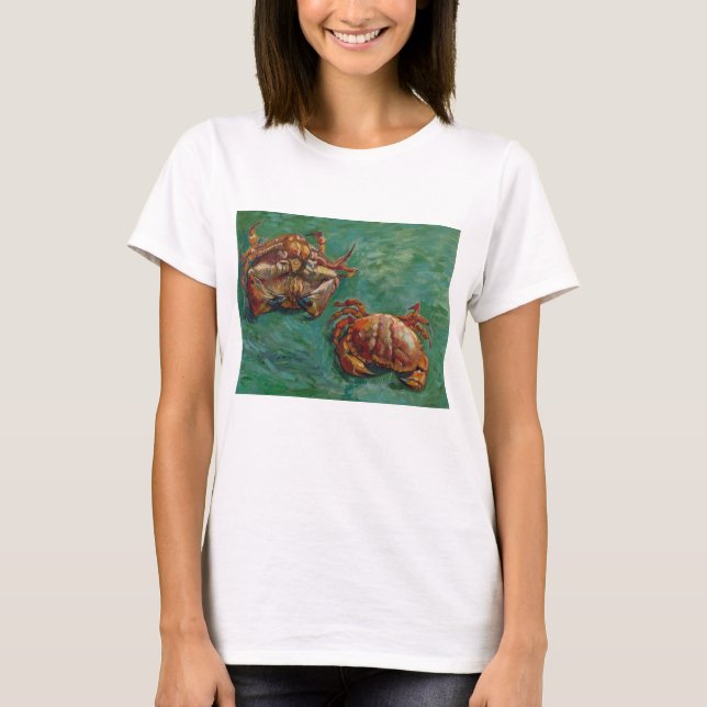 Camiseta Vincent Van Gogh, Dois Caranguejos (Frente)