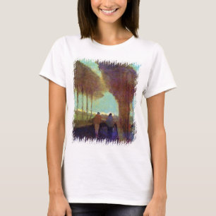 Camiseta Vincent Van Gogh - Estrada Rural Com Duas Figuras