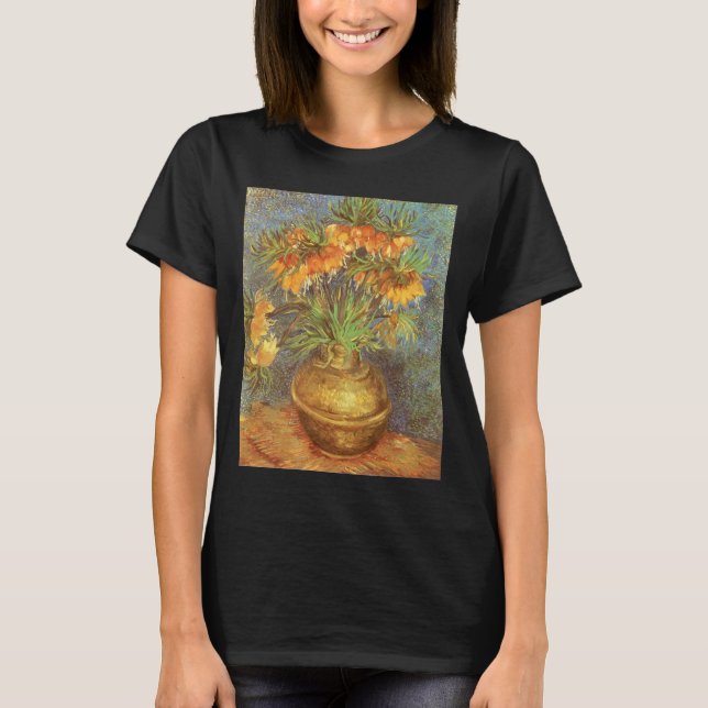 Camiseta Vincent van Gogh - Filiais em um Vaso de Cobre (Frente)