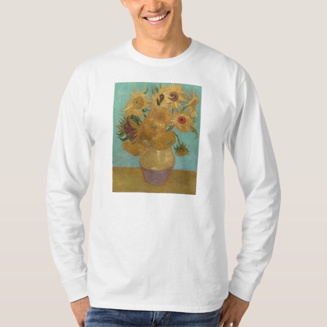Camiseta Vincent van Gogh - Girassóis (Frente)