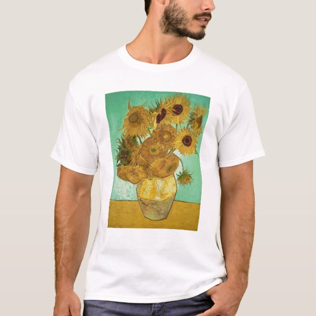 Camiseta Vincent van Gogh | Girassóis, 1888 (Frente)