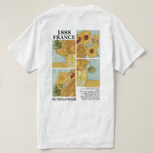 Camiseta Vincent Van Gogh Girassóis 1888 Arte