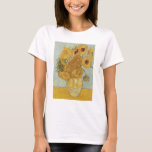Camiseta Vincent Van Gogh - Girassóis, 3ª versão<br><div class="desc">Vincent Van Gogh - Girassóis,  Sonnenblumen,  terceira versão,  1888.</div>