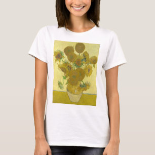 Camiseta Vincent Van Gogh - Girassóis, Quarta Versão