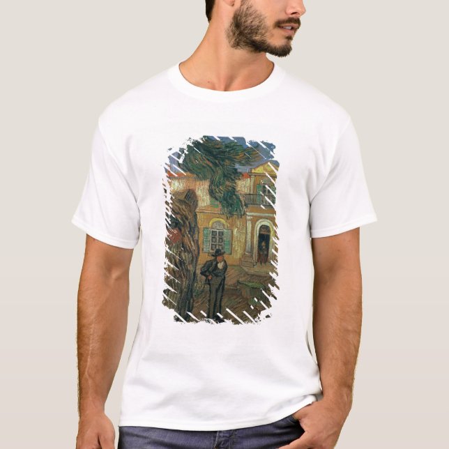 Camiseta Vincent van Gogh hospital de | St Paul, rua Remy (Frente)