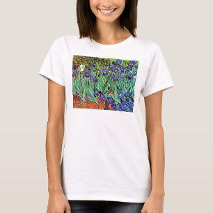 Camiseta Vincent Van Gogh - Íris - Amante de Flores Arte Fi