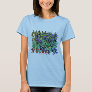 Camiseta Vincent Van Gogh - Íris - Amante de Flores Arte Fi