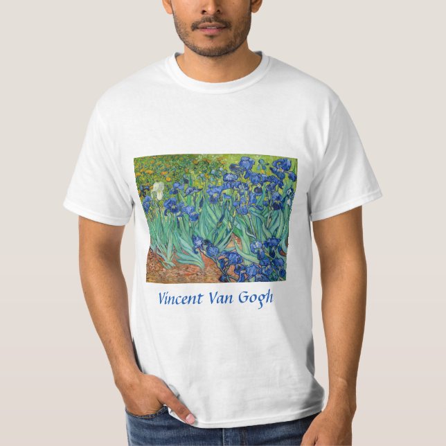 Camiseta Vincent Van Gogh - Irrises (Frente)
