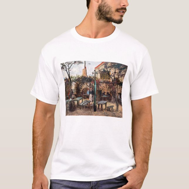 Camiseta Vincent Van Gogh - La Guinguette em Montmartre (Frente)
