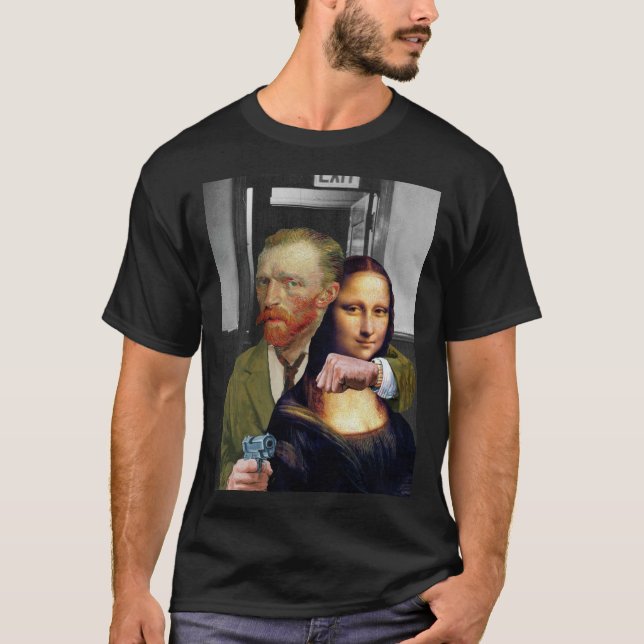 Camiseta Vincent van Gogh - Mona Lisa T-Shirt (Frente)