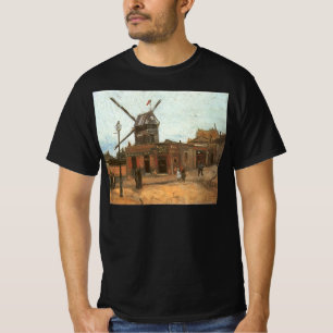 Camiseta Vincent van Gogh - Moulin de la Galette, Moinho de