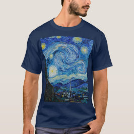 Camiseta Vincent Van Gogh Na Noite Estrelada