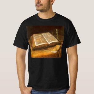 Camiseta Vincent van Gogh - Natureza-morta com Bíblia