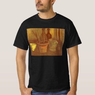 Camiseta Vincent van Gogh - Natureza Morta Pincéis em Vaso